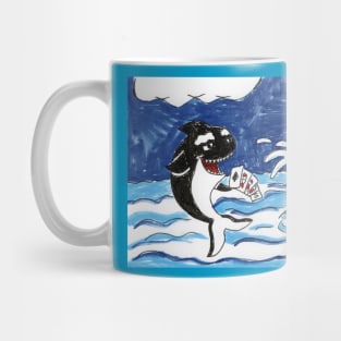Royal Straight Flush Orca Mug